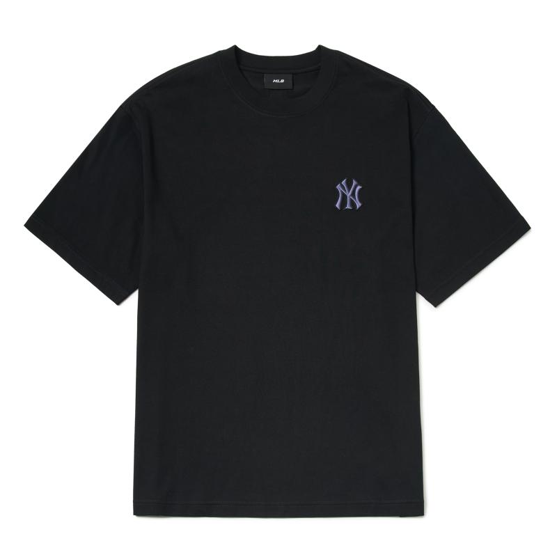 New MLB New York Yankees T Shirt Unisex Black 3ATSV0344-50BKS