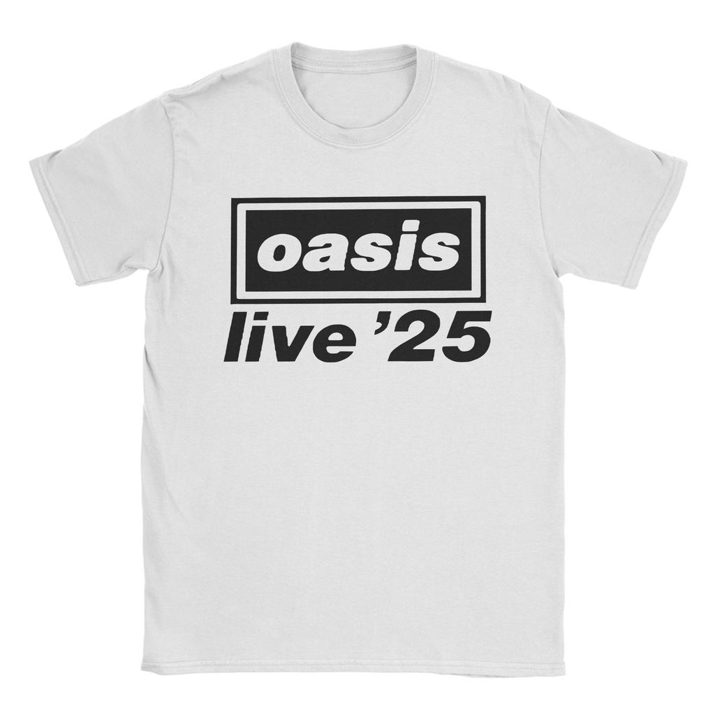 Oasi Live 25 Tričko pro muže a ženy z živého turné Kapela Nápad na dárek Trička 100% Bavlna Oblečení