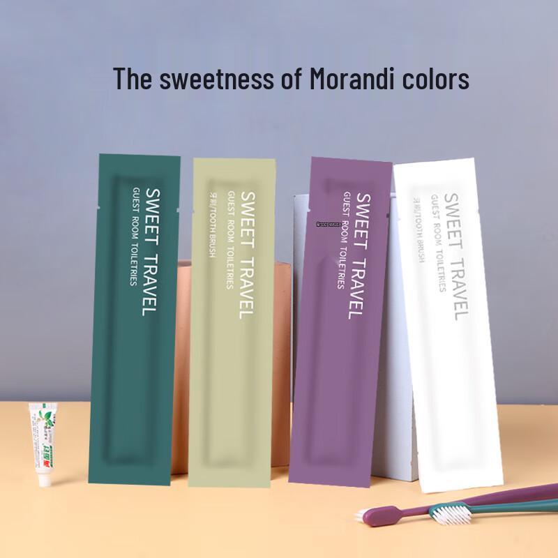 Disposable Soft-Bristle Toothbrush & Toothpaste Set