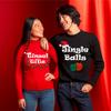 TSHIRT Jingle Balls Tinsel Tit Matching Couple Christmas T-Shirt Xmas Gifts Tee