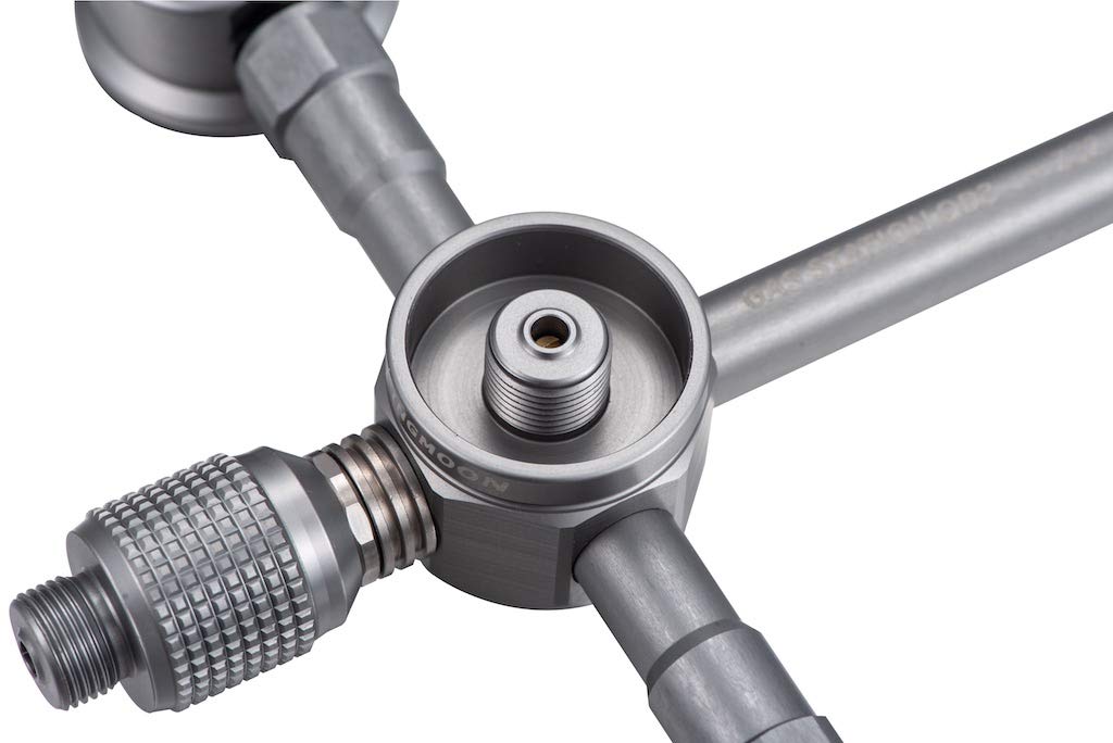 CAMPING MOON Gas Unit, Gas Station, OD Can Type, 3-Can Type, Vertical 2-Branch Gas Adapter Z32