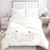 3pcs Sanrio Sweet Cinnamoroll Bedding Set - Includes Quilt Cover and Pillowcases, Suitable for All Seasons, Machine Washable - Ideal Gift Fo