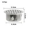 Round Hole Gutter Guard Net Stainless Steel Secondary Drainage Anti Clogging Filter Vent Anti-Blocking
