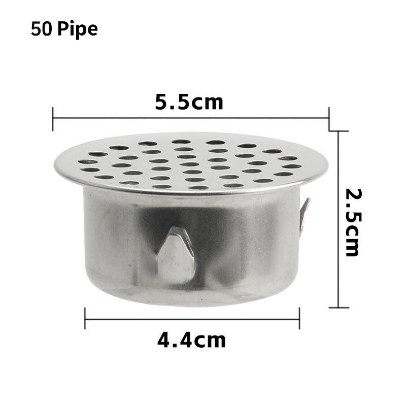 Round Hole Gutter Guard Net Stainless Steel Secondary Drainage Anti Clogging Filter Vent Anti-Blocking