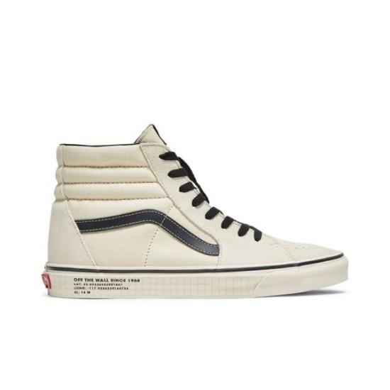 

Vans Мужская обувь Sk8-Hi 66 Supply - Античный белый VN0A4BV622H EU 34.5 античный белый/чёрный