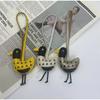 Creative Dazed Duck Bag Pendant Fashion Brand Design Cartoon Trendy Keychains Exquisite Versatile High-quality Suitcase Pendants