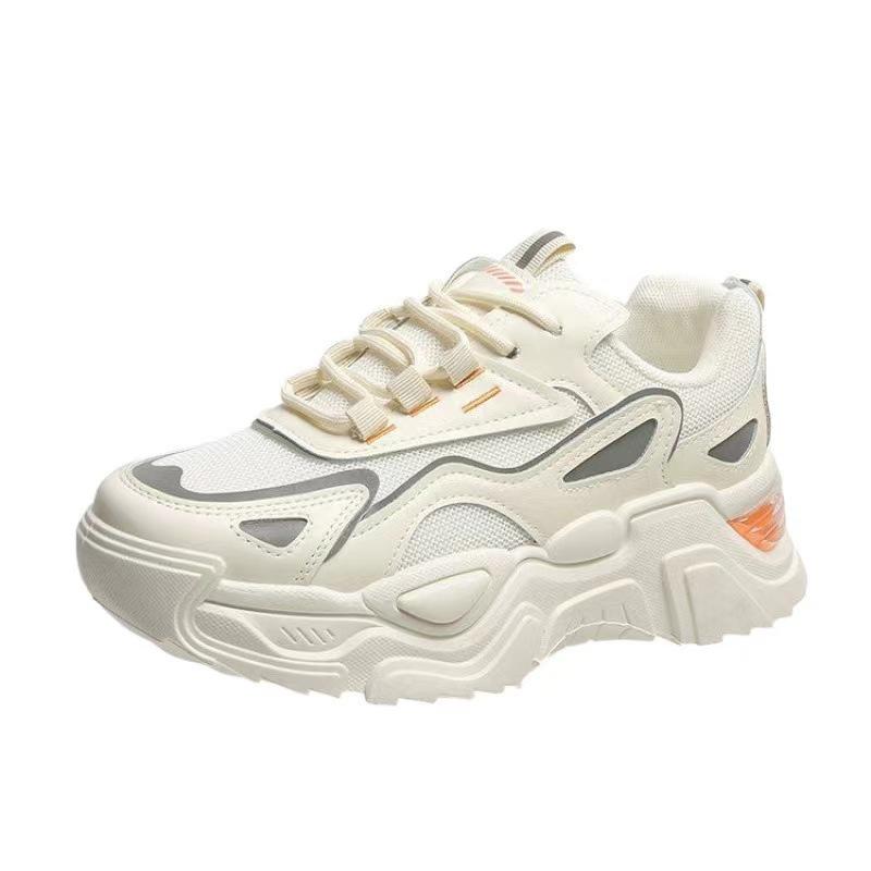 2025 Sommer neue Herren Mesh-Schuhe trendige Schuhe vielseitige lässige Papa trendige Herrenschuhe Sport kleine weiße Board-Schuhe