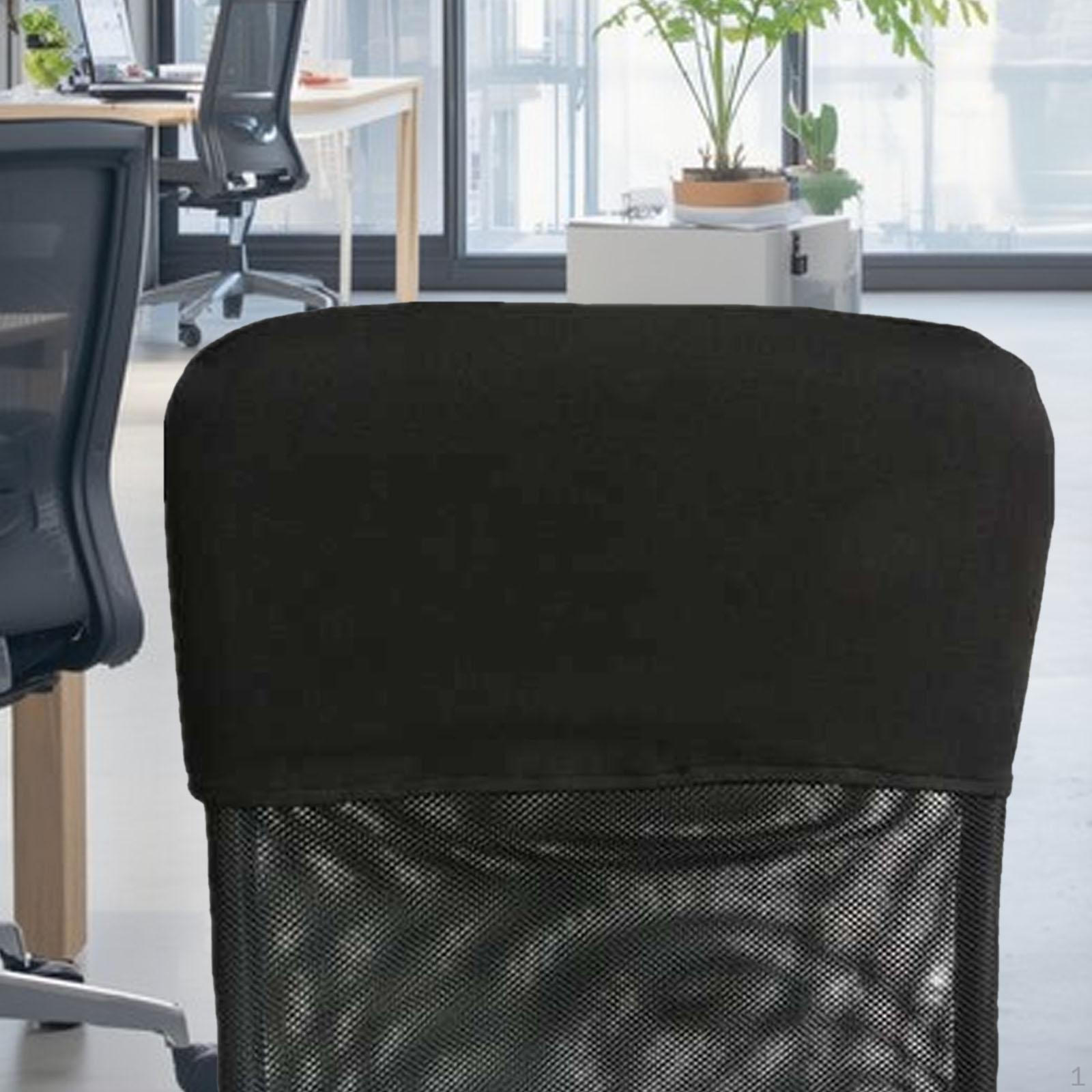 

Chairs Slipcover Backrest Headrest Cover Removable Stretch Computer Chair Elastic 25cmx38cm