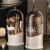 Dustproof Birdcage Makeup Brush Holder 360° Rotating Make Up Brush Bucket  Eyebrow Pencil
