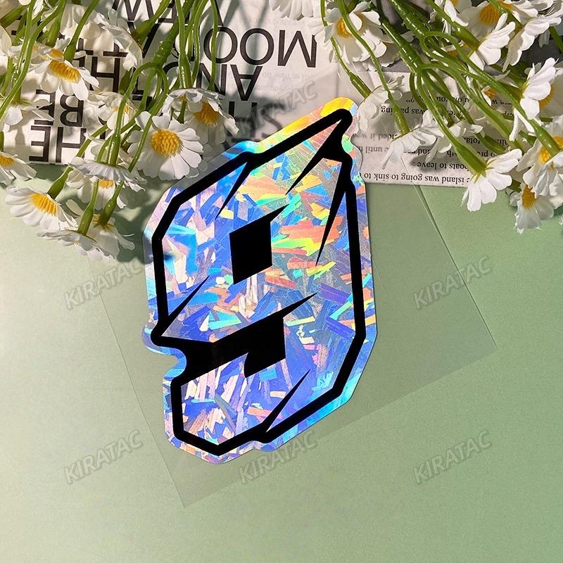 1PC Holographic Carbon Fiber Arabic Numerals Motorcycle Stickers Waterproof Vinyl Decals for BMW KTM YAMAHA Kawasaki Suzuk Honda