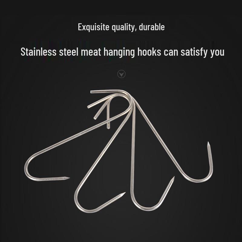 Stainless Steel S-Hooks for Meat Curing
