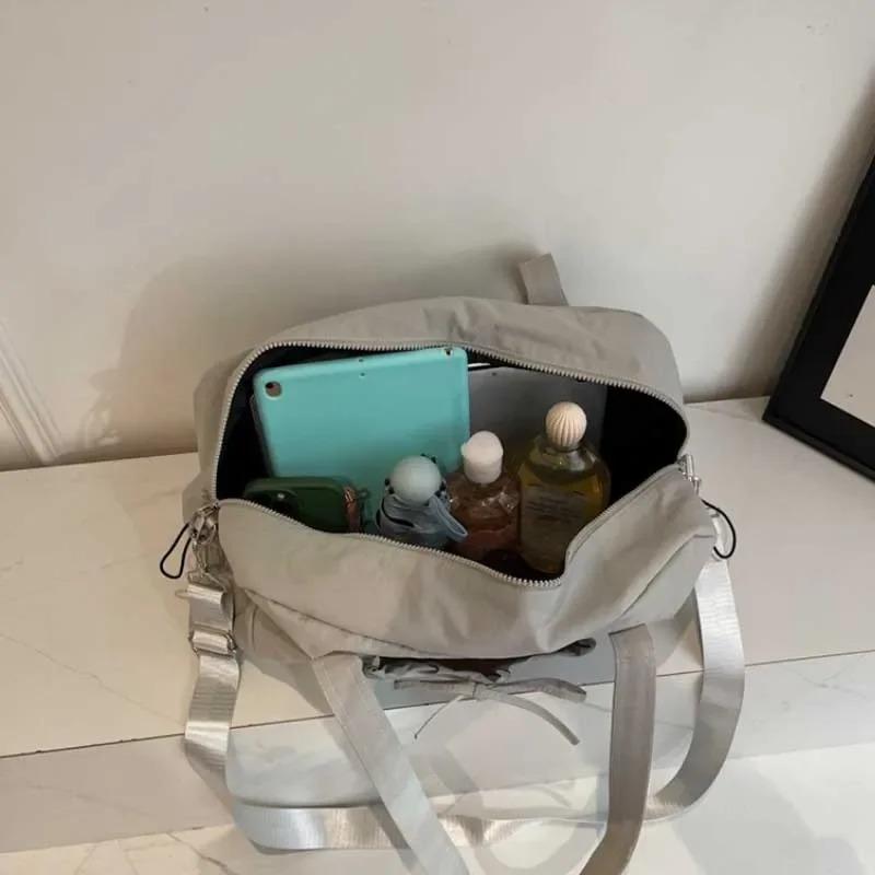 Neue Reisetasche Großes Fassungsvermögen Schulter Tragbar Gepäcktasche Reiseaufbewahrungstasche Bordtaschen Sport-Fitness-Taschen für Damen