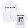 Rock Band Type O Negative Peter Steele T Shirts Unisex Women Vintage Metal Gothic Tshirt Male Casual Oversized Pure Cotton Tshirts