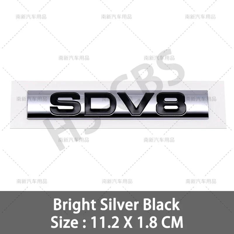 3D ABS HSE Luksusowy Znak SCV6 SCV8 SDV6 SDV8 Emblemat Tylnej Klapy Bagażnika Naklejki na Błotniki Samochodowe Do Discovery Velar Range Rover