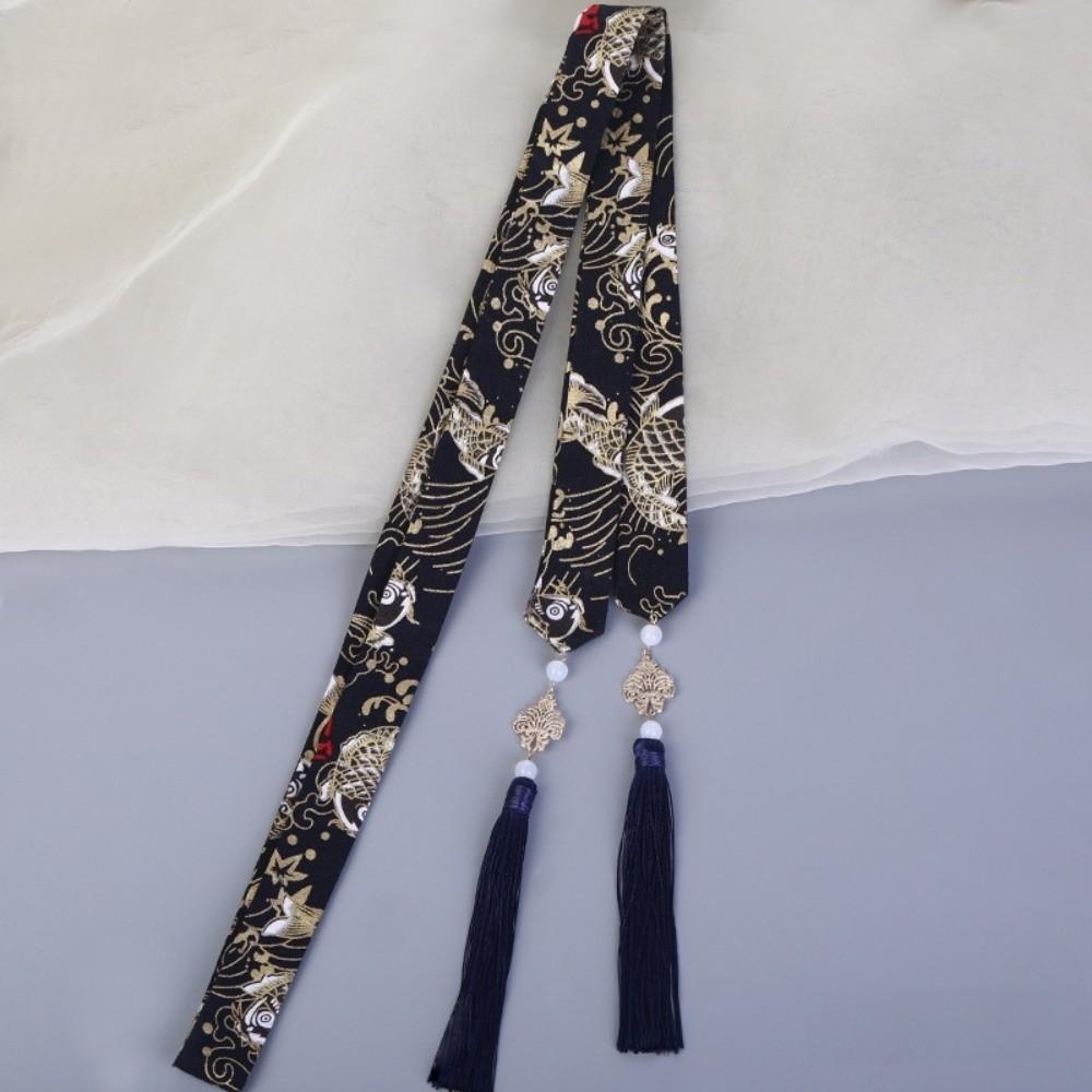 Chinese Hanfu Hair Bands Long Hair Straps Retro Style Hair Ribbons Hair Ornament Braided Hair