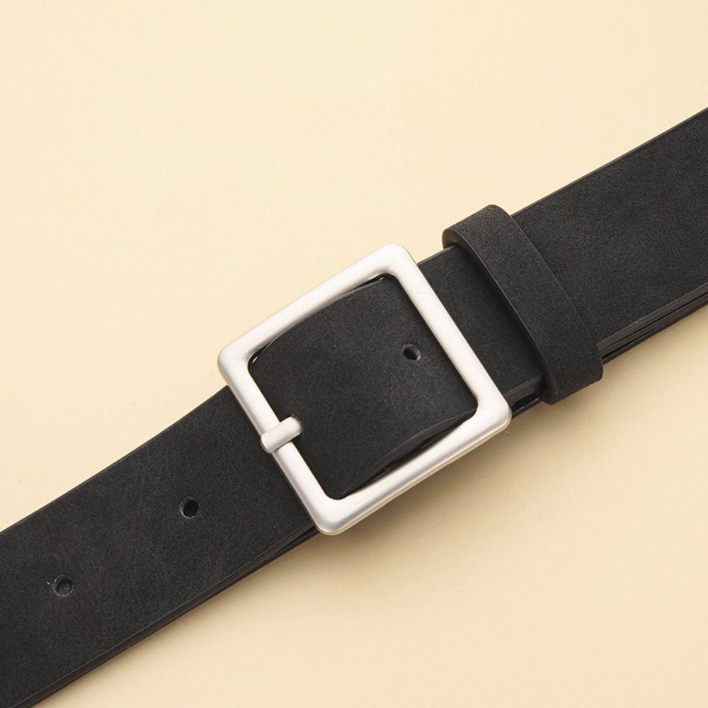 Luxury Design Business Waist Belt Pin buckle Waistband Fashion Suede Leather Belt  For Women