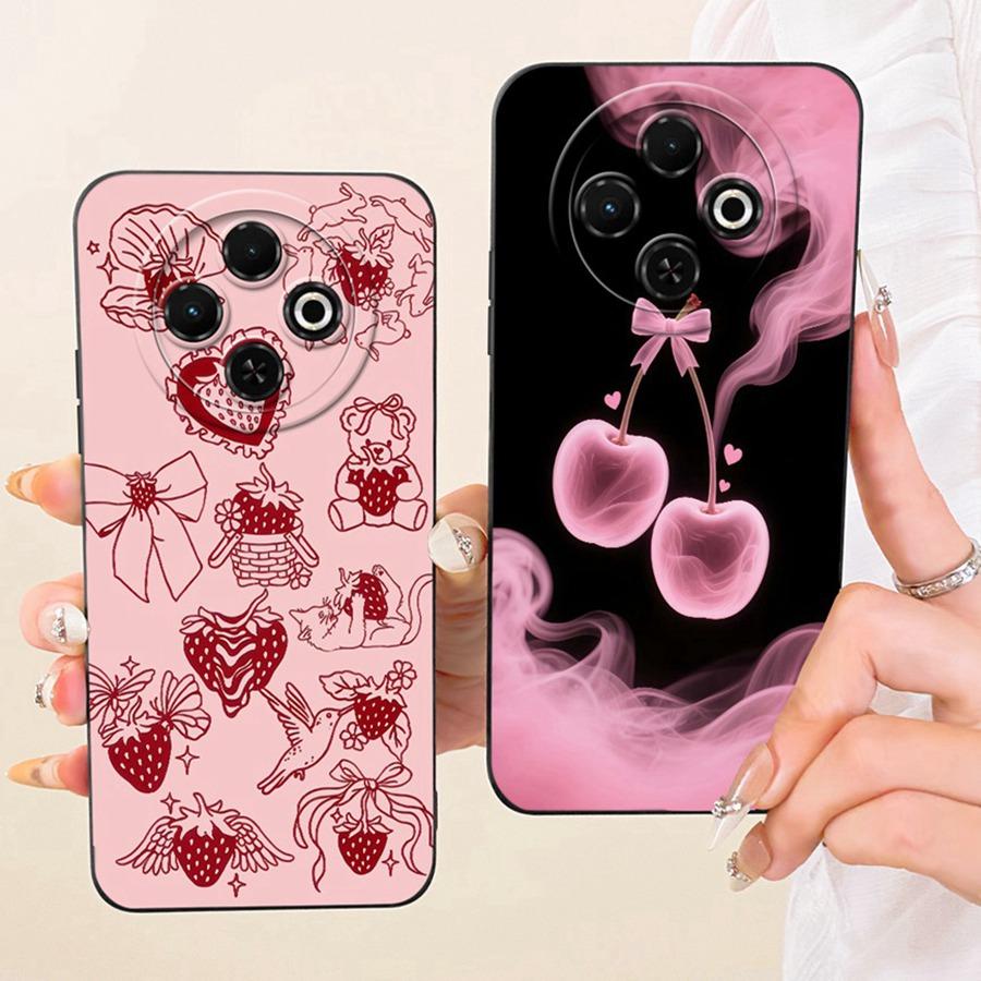 For Tecno Spark 30C  Pro Case Shockproof Soft Silicone Matte Back Cover For Tecno Spark30 30 C  Phone Cases New Design Couqe
