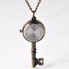 Bronze Key-Style Small Pocket Watch