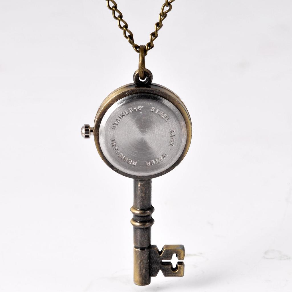 Bronze Key-Style Small Pocket Watch