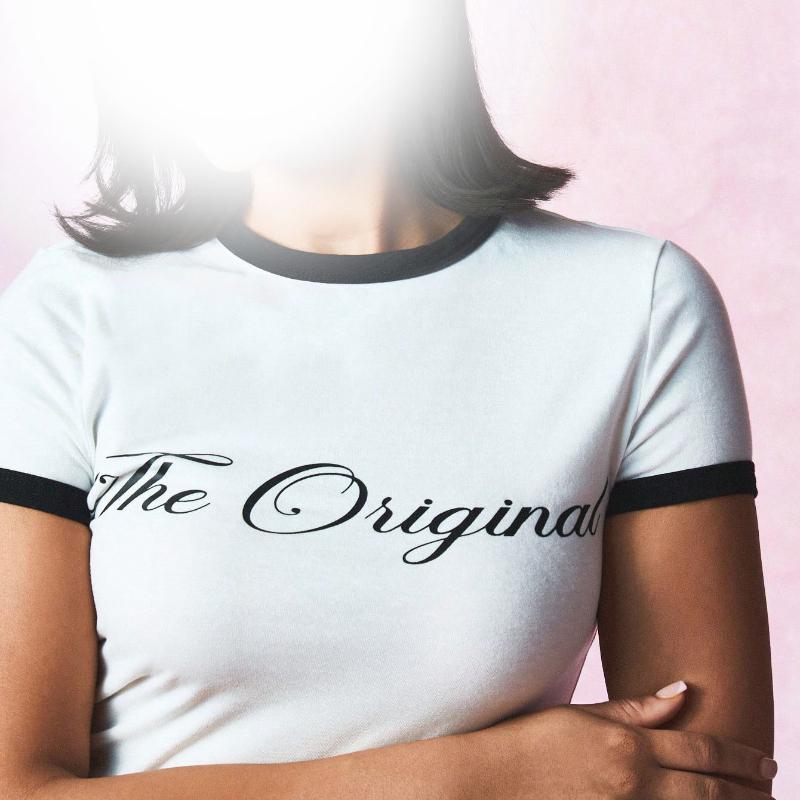 Europäisches und amerikanisches Sommer Kurzarm bedrucktes Buchstaben Rundhals sexy Y2K Slim Fit Top T-Shirt