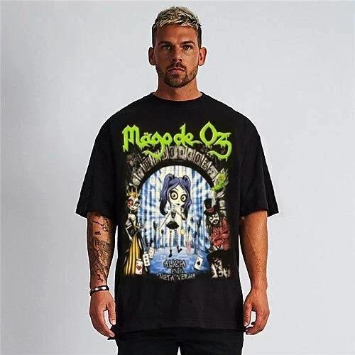 MAGO DE OZ ALICIA EN EL METAL VERSO TOUR ROCK EN ESPANOL BLACK T-Shirt XXL