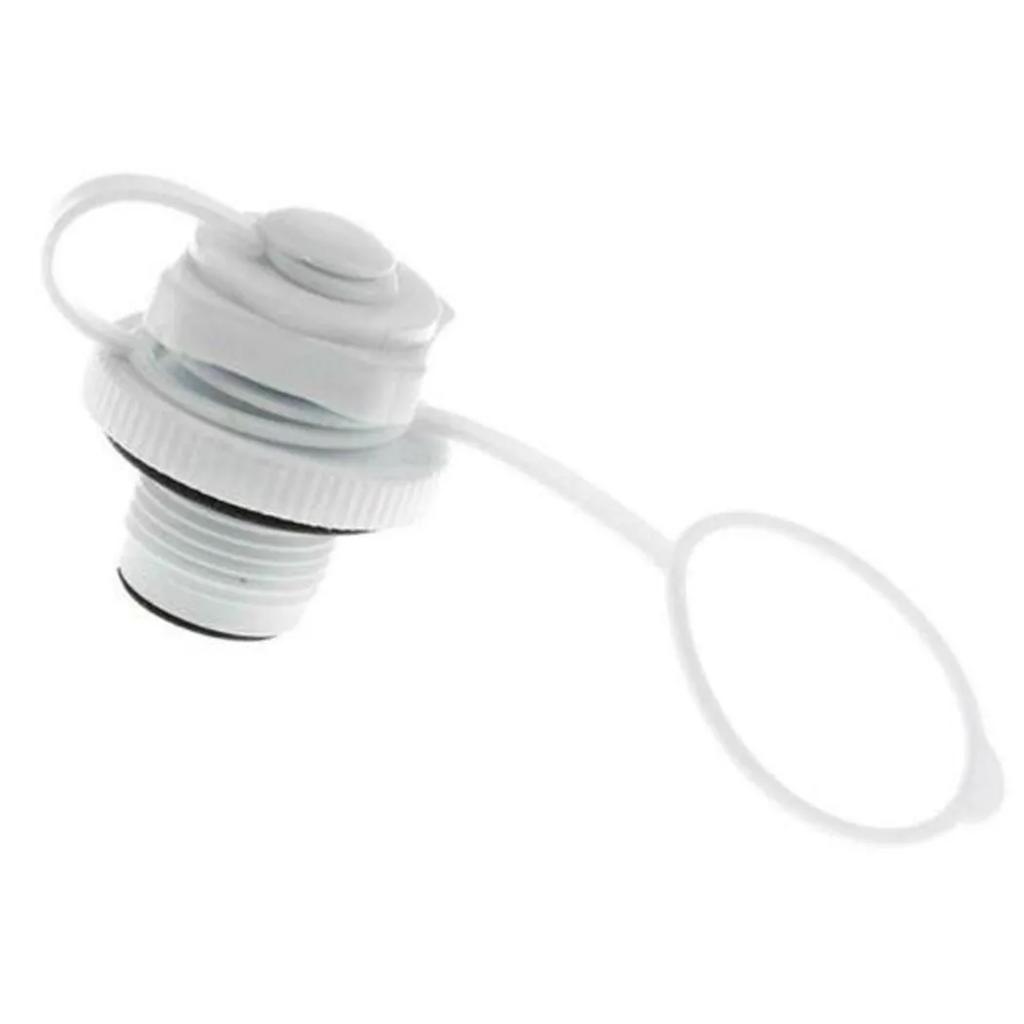 White Boston Air Valve One-way Inflation Valve Airbeds Approx. 22mm BIGMOUTH Boats Canoes Kayaks Plastic Pool Rafts