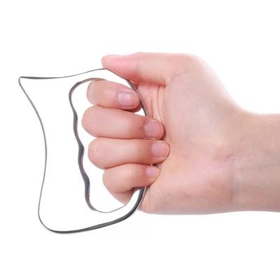 Strumento raschietto per fascia in acciaio inossidabile Gua Sha Massaggiatore per il recupero muscolare e il sollievo dei tendini Strumento ergonomico per il sollievo dall'acido lattico per atleti Ufficio
