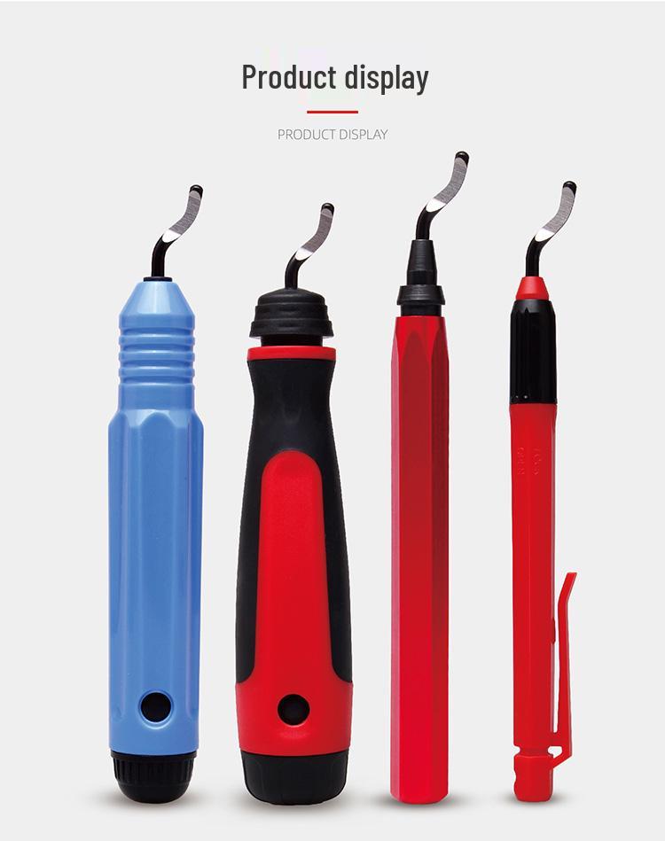 Plastic Handle Deburring Scraper Tool with Stainless Steel BS1010 Chamfering Blade 1018