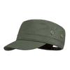 Summer military hat men's flat top hat men's hat outdoor sun hat pure cotton casual cap