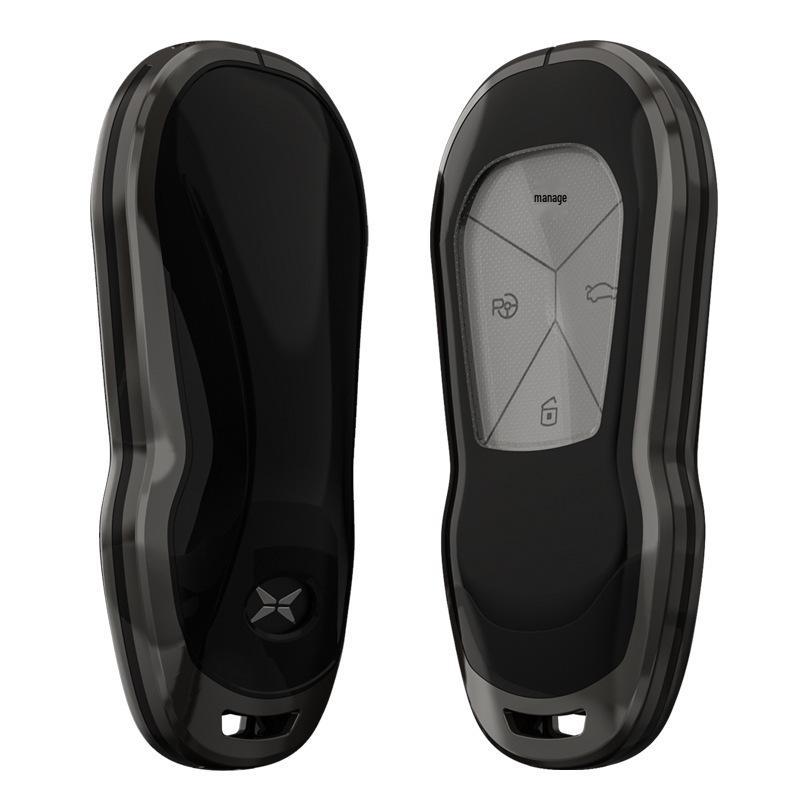 Xpeng P7/G3 Key Case: Premium Zinc Alloy Key Cover with Buckle (2020 Model)