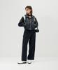 VIVABROWN 85-Viva013 [Neutral] Fluid Double-Pleat Wide Pants Black