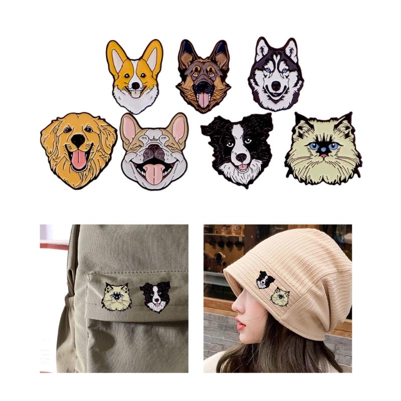 Elegant Alloy Dog Pins Unqieu Brooch Ornament Enhances Your Style with Distinctive Designs for Everyday Looks and Event