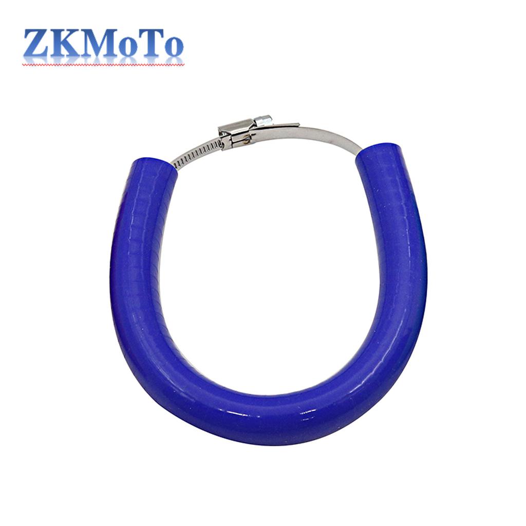 Universal Motorcycle Oval Exhaust Protector Can Cover For KTM Dirt Bike Accessories Silicone Guard Anti-hot 250 350 450 500 CC