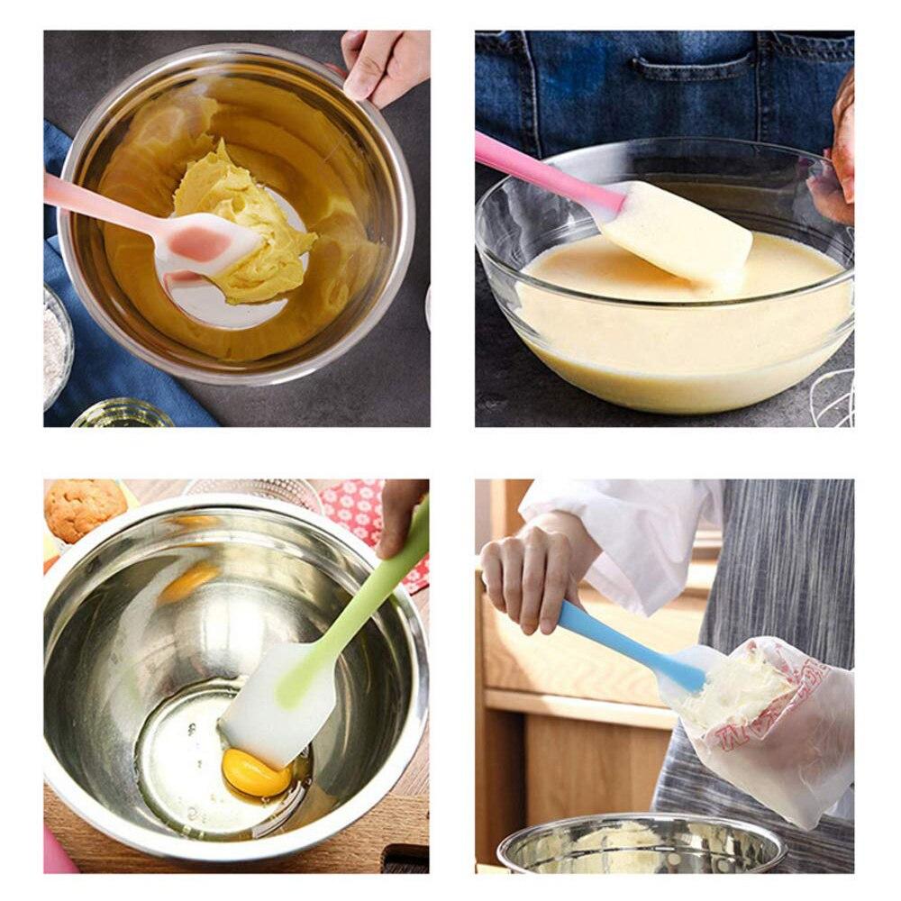 Varmebestandig silikonspatel For baking av pannekaker Spatel Matlaging Omeletter Kjøkkenutstyr Gummi Wide Turner