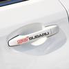 4pcs Reflective Car Door handle Rims Body Stickers Decals For Subaru STI XV Impreza Forester Tribeca BRZ WRX Ascent Levorg Y7