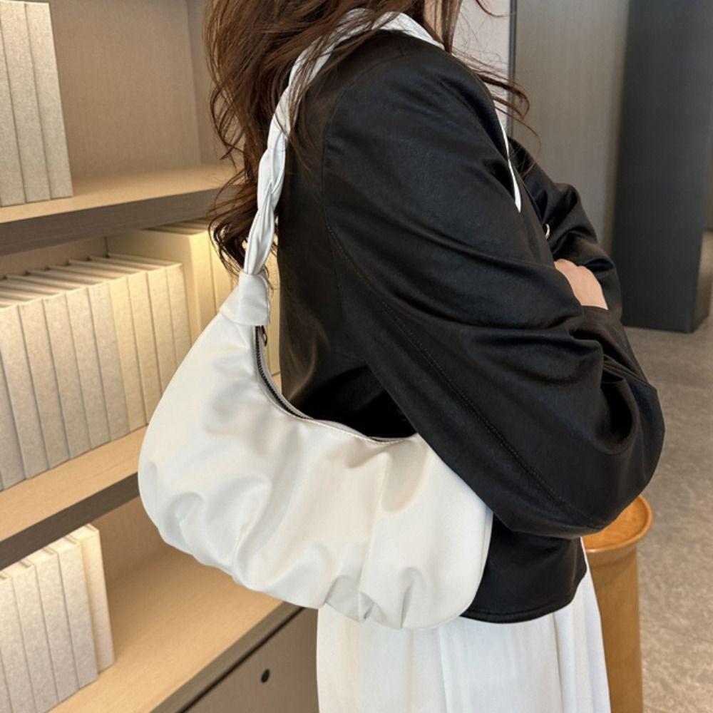 Korean Style Cloud Shoulder Bag Sweet Handbag Casual Underarm Bag  Girls