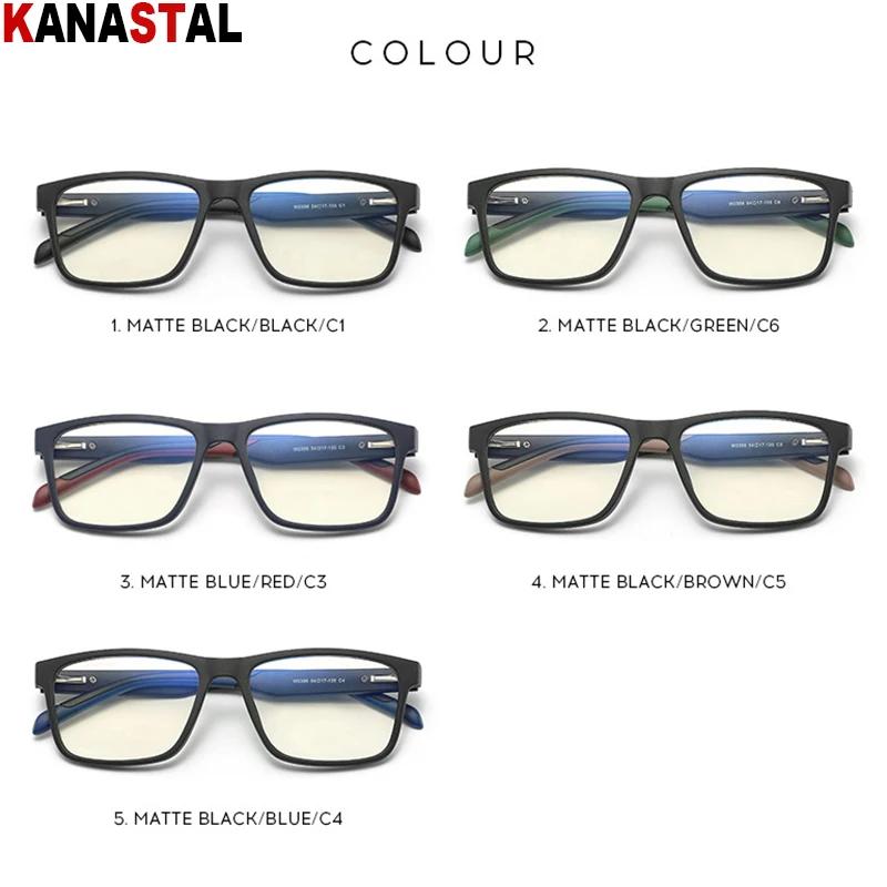 Men Glasses Frame Women Blue Light Blocking Reading Eyewear Optics Lenses Prescription Myopia TR90 Anti Ray Computer Eyeglasses