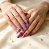 Home Manicure Nail Stamping Plate with Etched Metal Nail Art Templates, Reusable Nail Art Tool for Precise Pattern Transfer