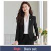 Women's Plus Size Wine Red Blazer Set - Elegant Formal Wear for Art Exams and Professional Hosting
