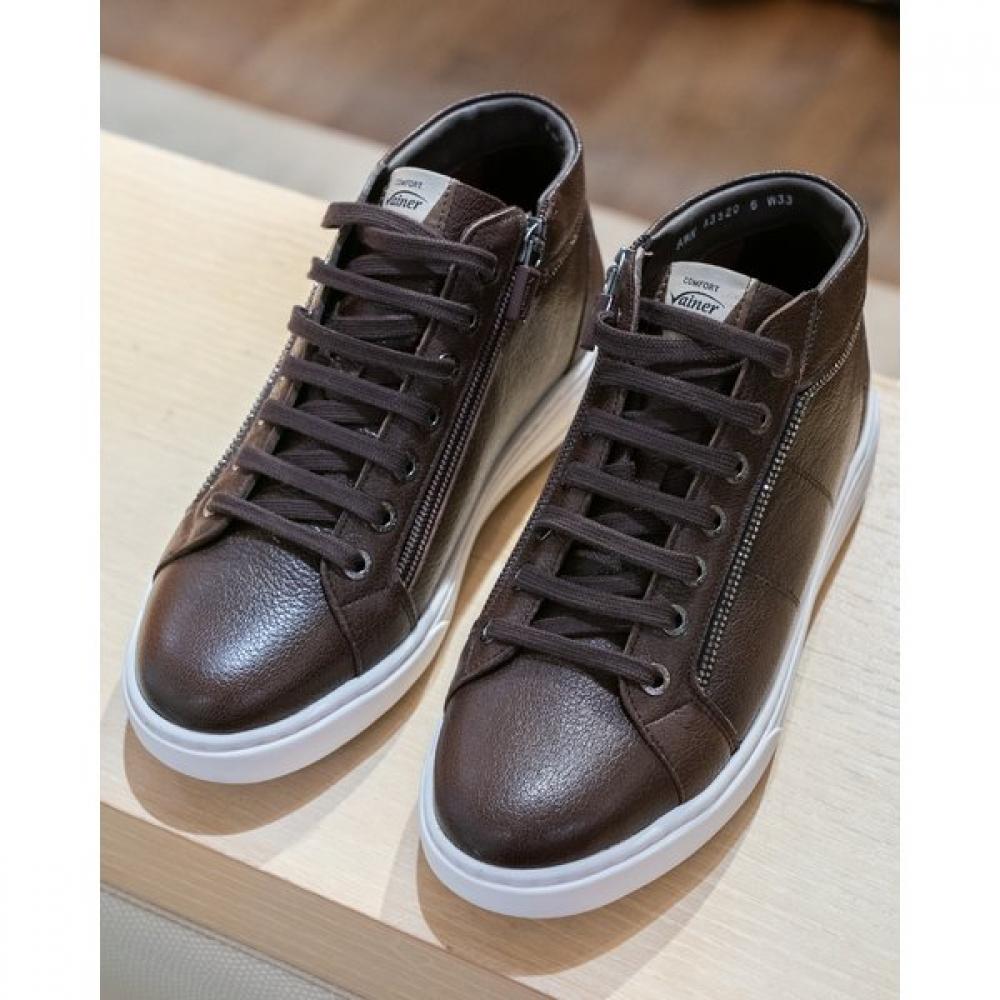 Vainer Brown Women S Comfort High Top SneakerS 352d 225