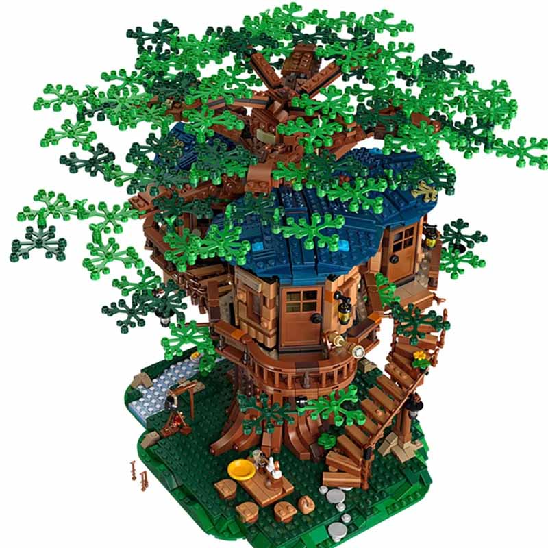 The Four Seasons Tree House Urban Building Blocks Are Compatible With The 21318 Tree House Family Building Blocks For Building C no box