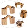 Thickened Heavy Folding Hinge 2pcs Heavy Duty Copper Hinge Cylindrical Spring