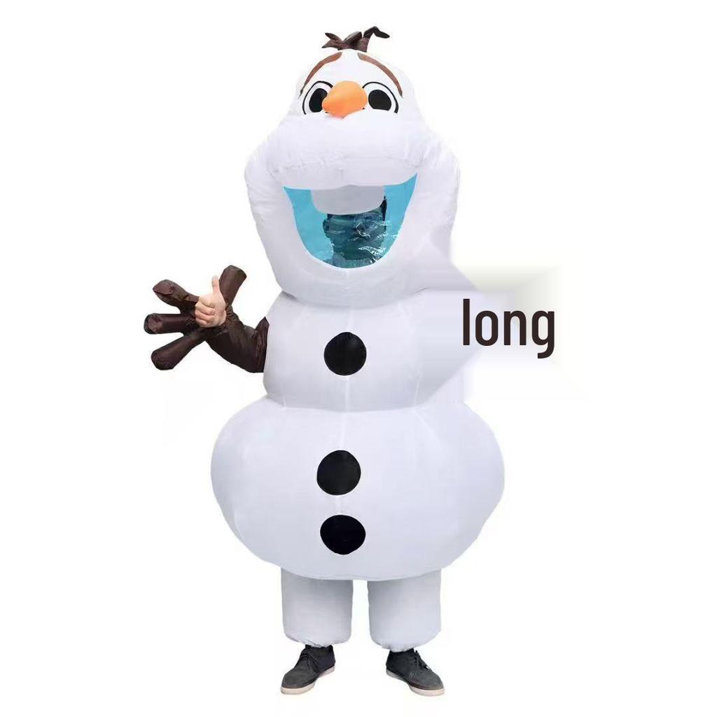 Міжнародний надувний костюм Сніговика - Веселий Різдвяний та Хелловінський Костюм для Косплею Маскот