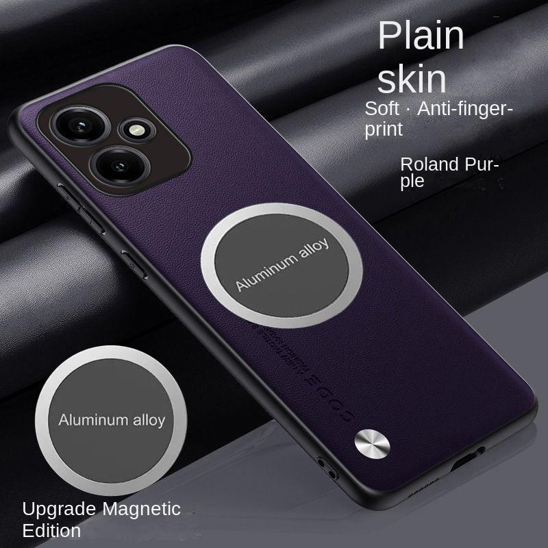 For Huawei Honor 400 Pro Case Soft Vegan Leather Magnetic Protective Back Cover Case For Honor 400 Lite Honor400 Pro Phone Shell