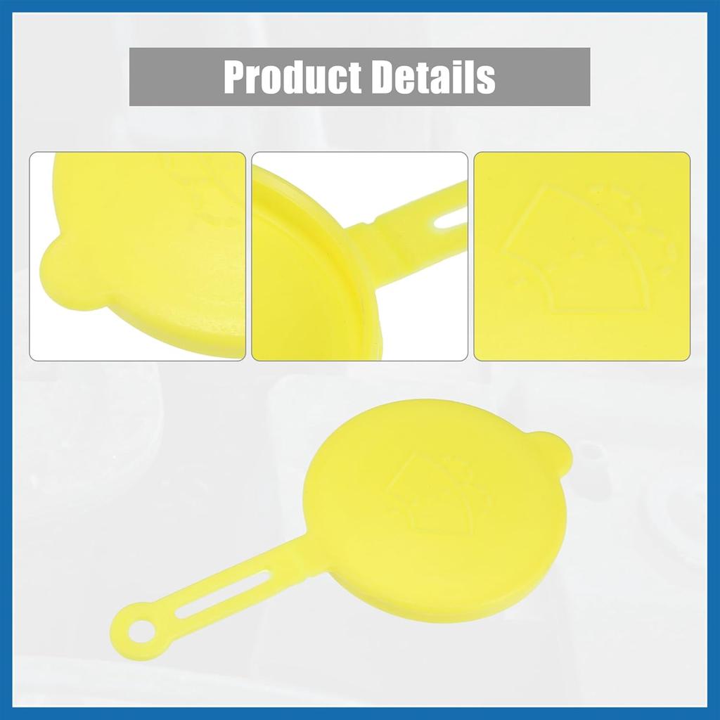 28913-8B700 Yellow Windshield Wiper Washer Fluid Reservoir Tank Bottle Cap Cover for Nissan Frontier Item Replacement
