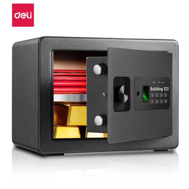 Deli 33559 Fingerprint & Password Small Household Safe