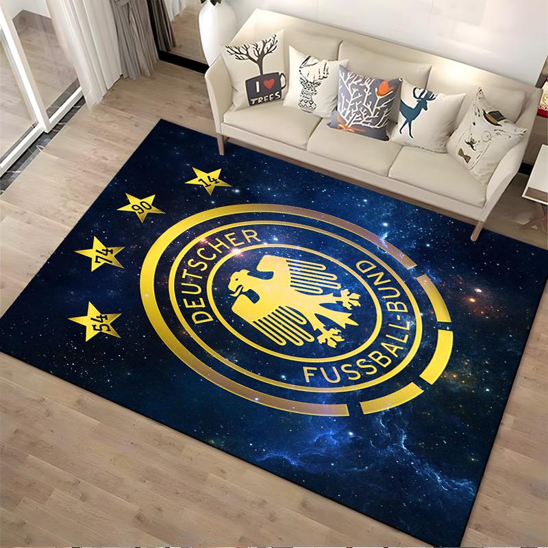 German Football Logo Designed floor mat, suitable as a non-slip mat for the living room or bedroom sofa