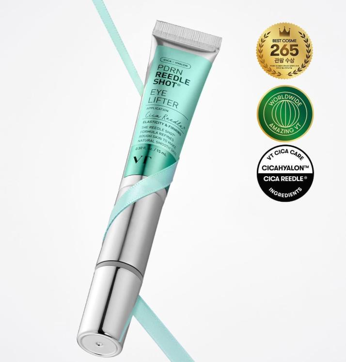 VT PDRN Nadel-Shot Augenlifter 15ml Straffende Anti-Aging Augencreme