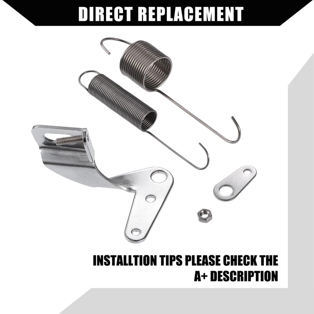 Hihaha Universal Throttle Return Spring Car Carburetor Throttle Cable Bracket with Dual Return Springs