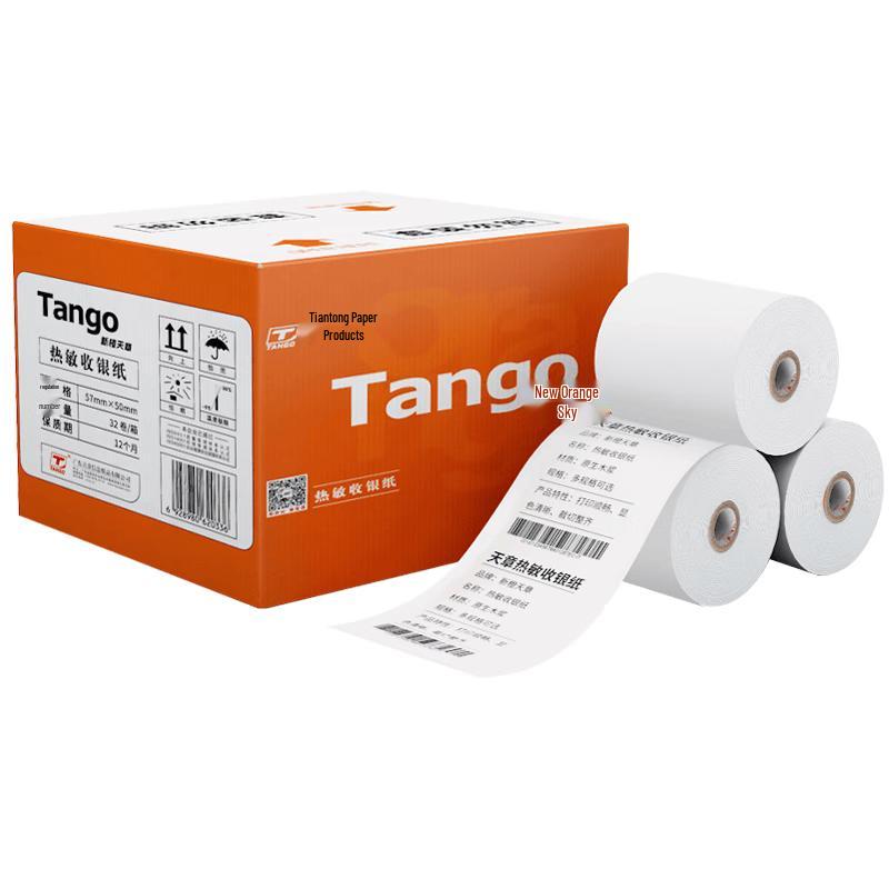 TANGO Thermal Receipt Paper Rolls 57x50mm, 17m